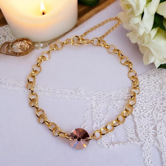 Pulsera Bañada en Oro de 18k