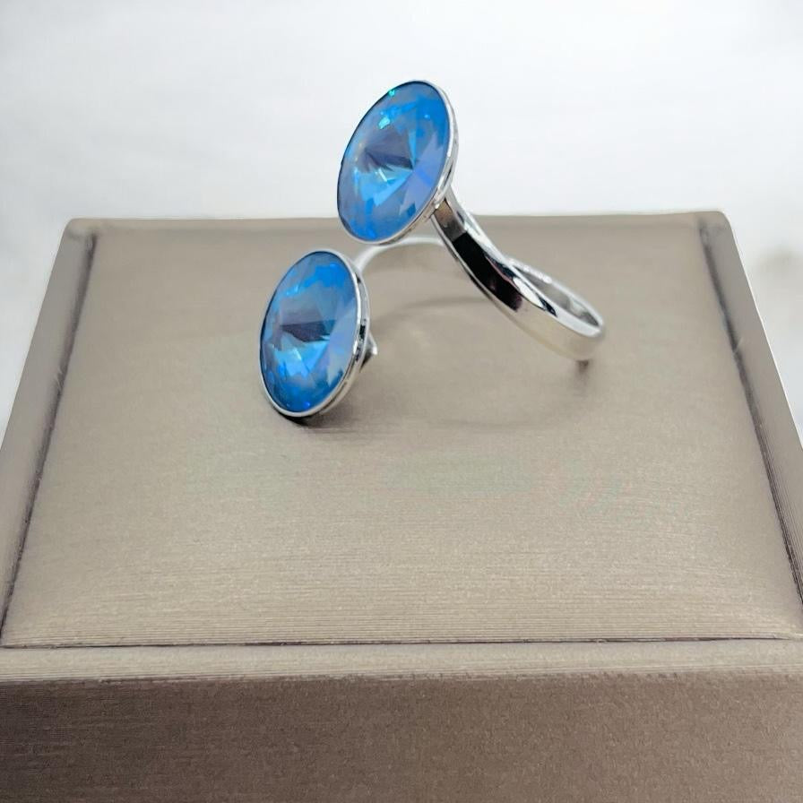 Anillo Ajustable Doble Plata 925
