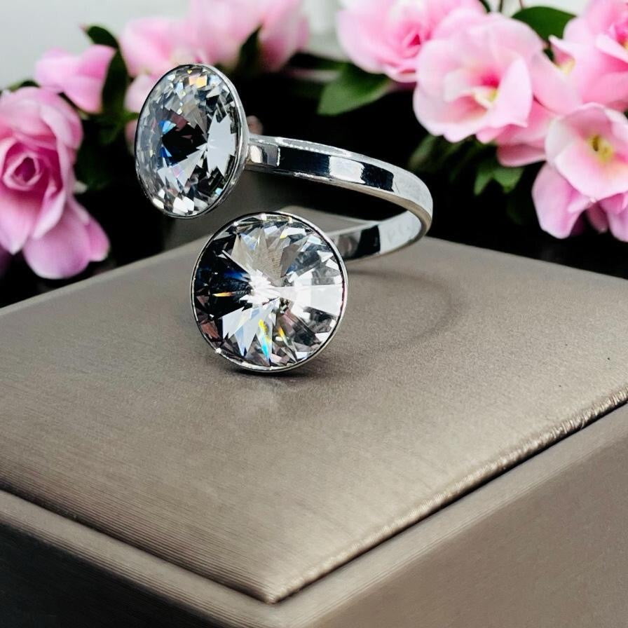 Anillo Ajustable Doble Plata 925