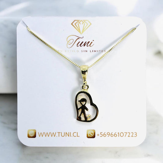Collar Niño Baño de Oro 18k