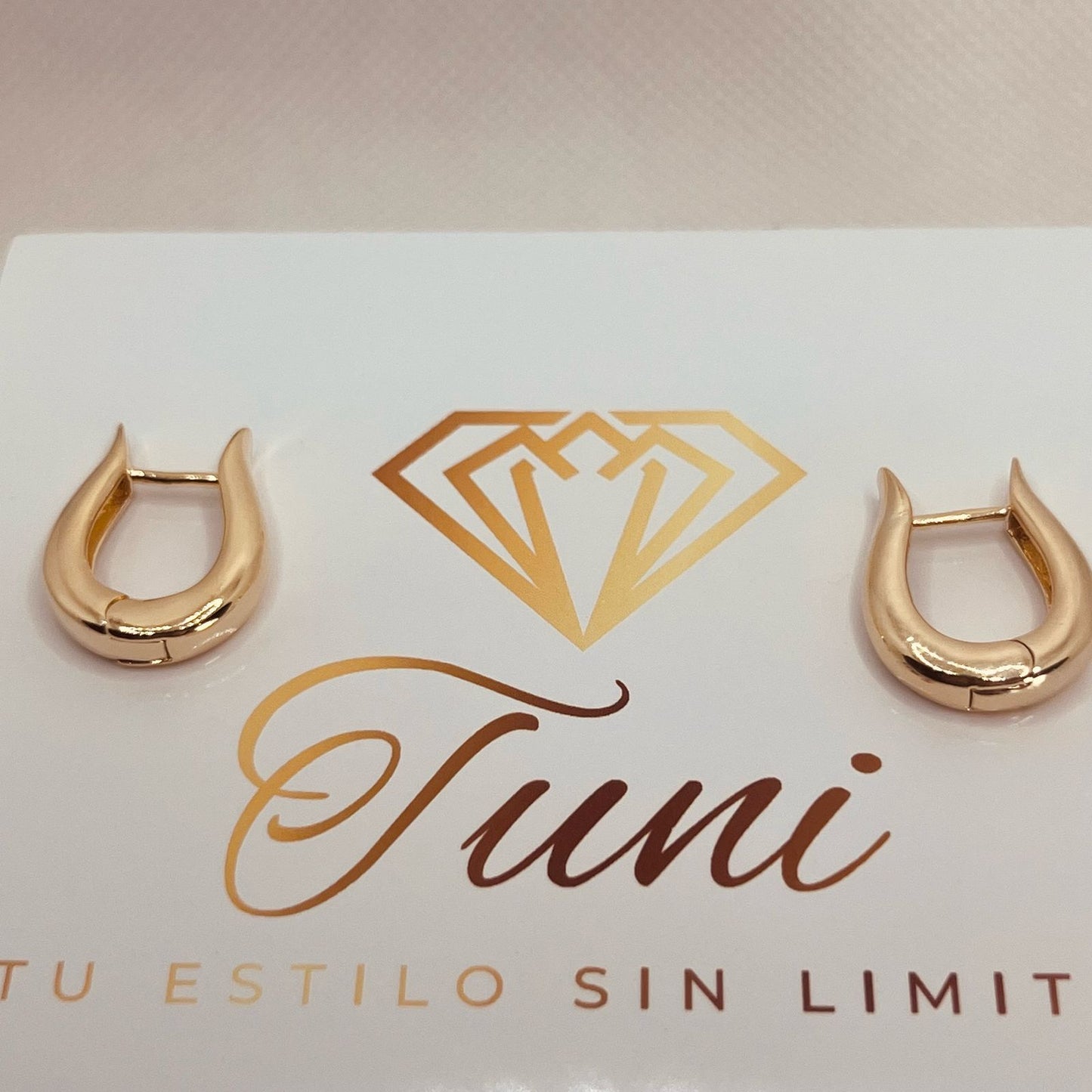 Aros Bañado en Oro